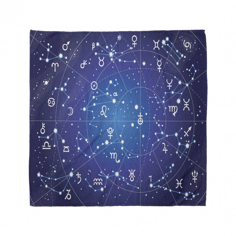 Astrolojik Bandana Burçlar Temalı