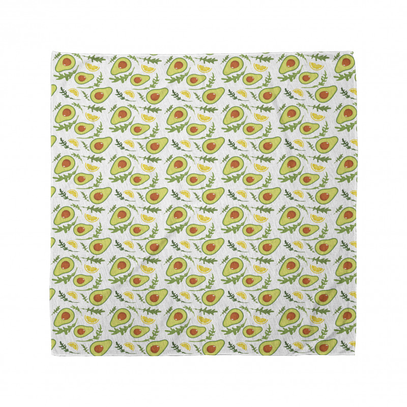 Sliced Avocados and Lemons Bandana