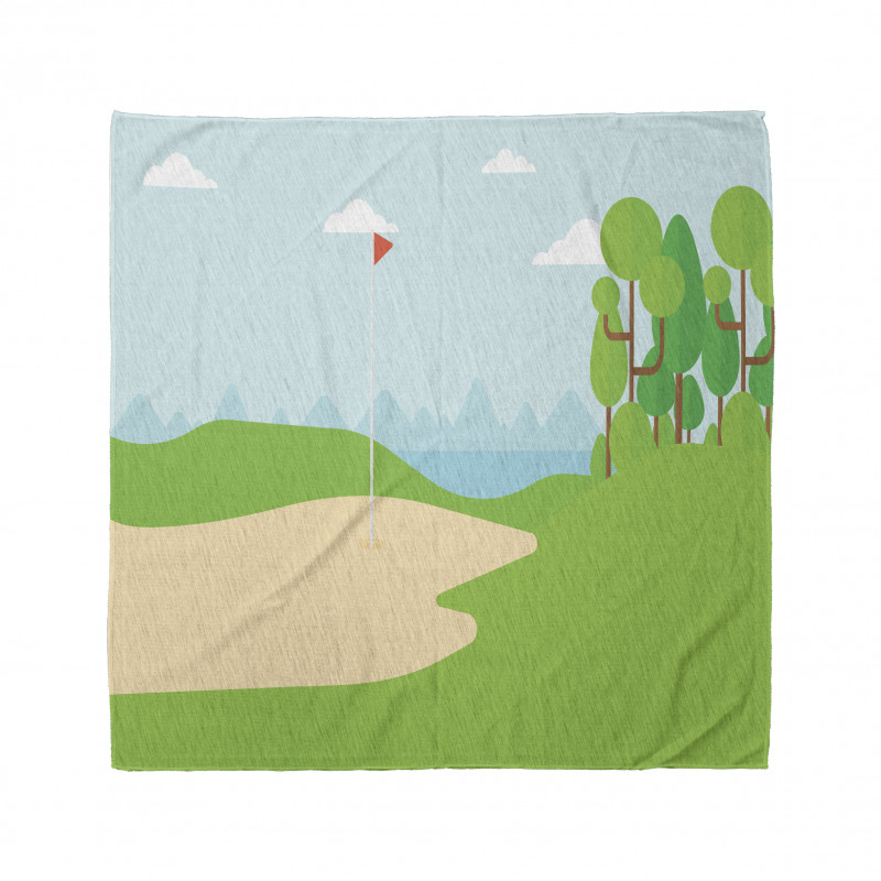 Field Trees Flag Bandana