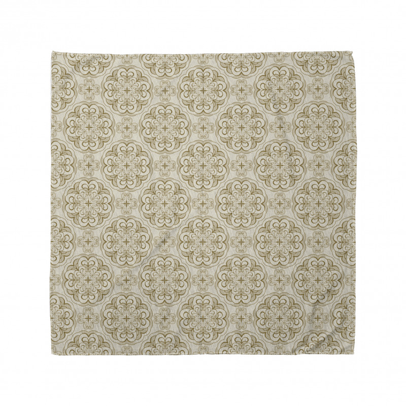 Baroque Floral Motif Bandana