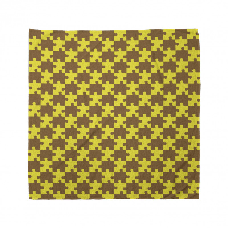 Bicolour Puzzle Pieces Bandana