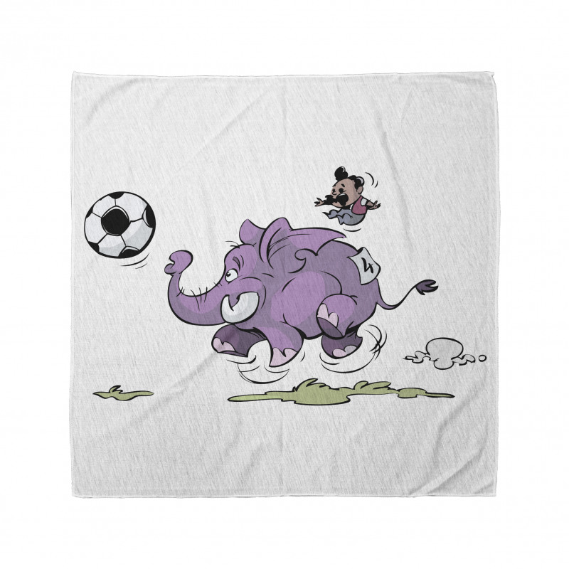 Elephant Playing Soccer Bandana