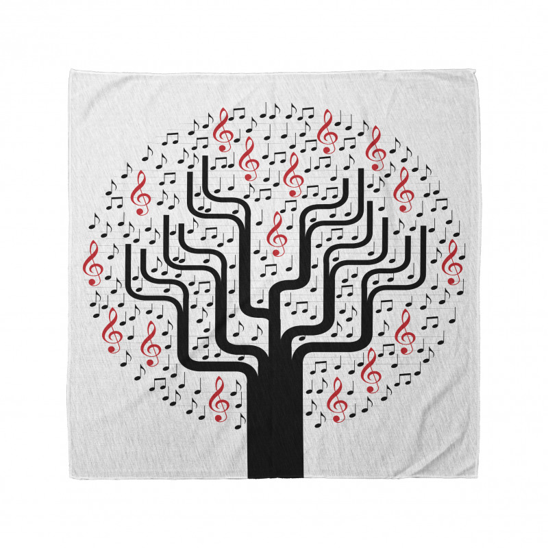 Round Geometric Tree Bandana