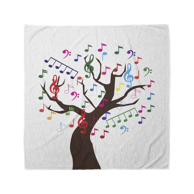 Tree with Colorful Items Bandana