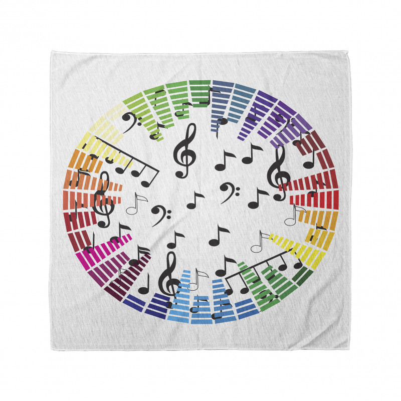 Colorful Round Layout Bandana