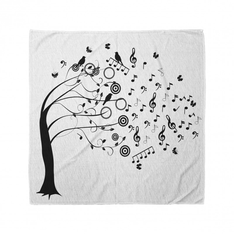 Flowing Motifs Birds Bandana