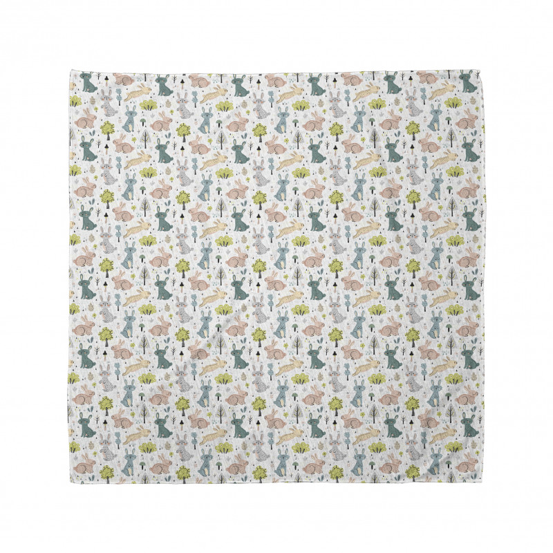 Funny Pastel Bunnies Bandana