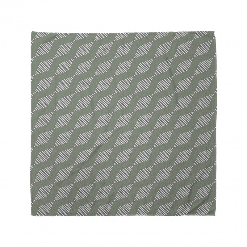 Circles Diamond Shapes Bandana