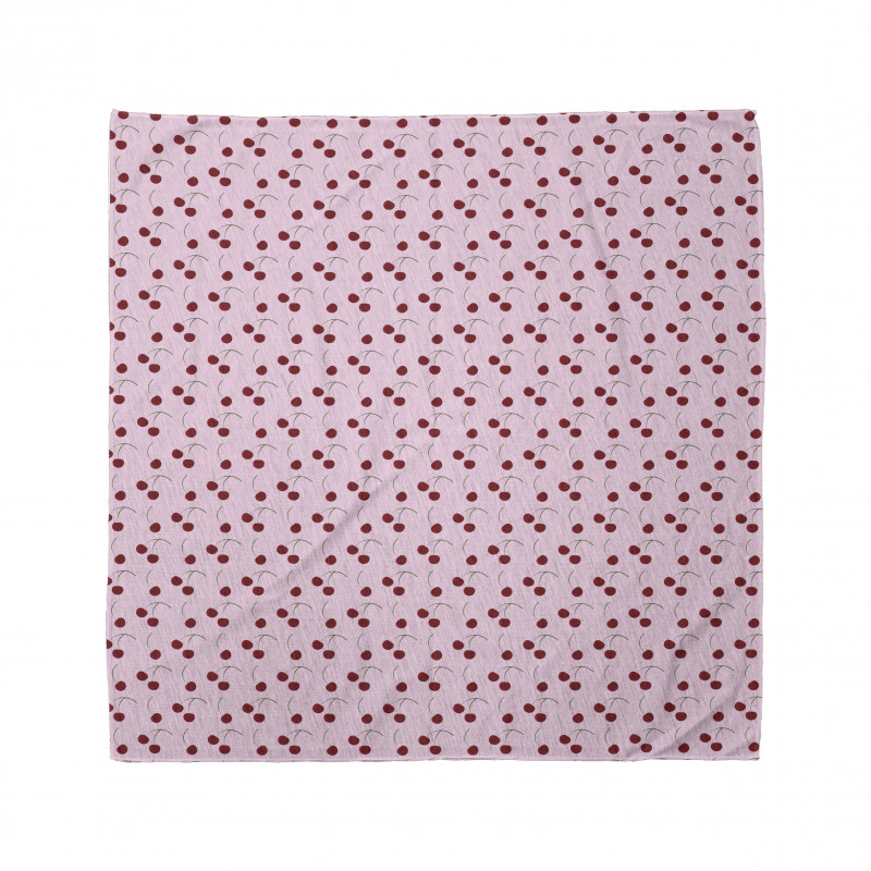 Rhythmic Cherries Motifs Bandana