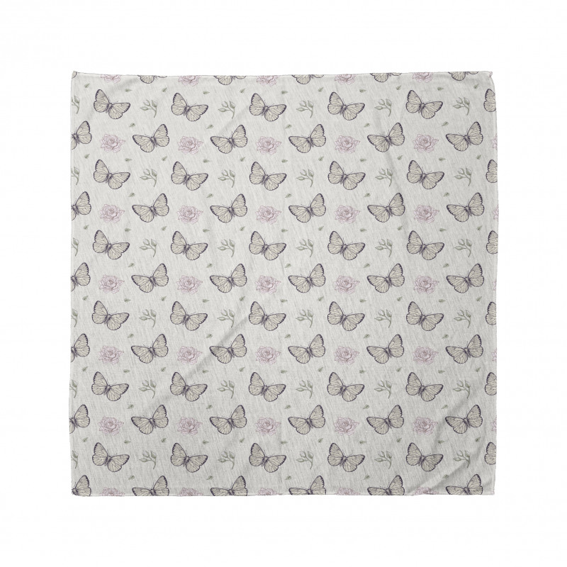 Butterflies and Blooms Bandana