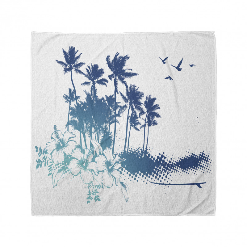 Hibiscus Flower Trees Bandana