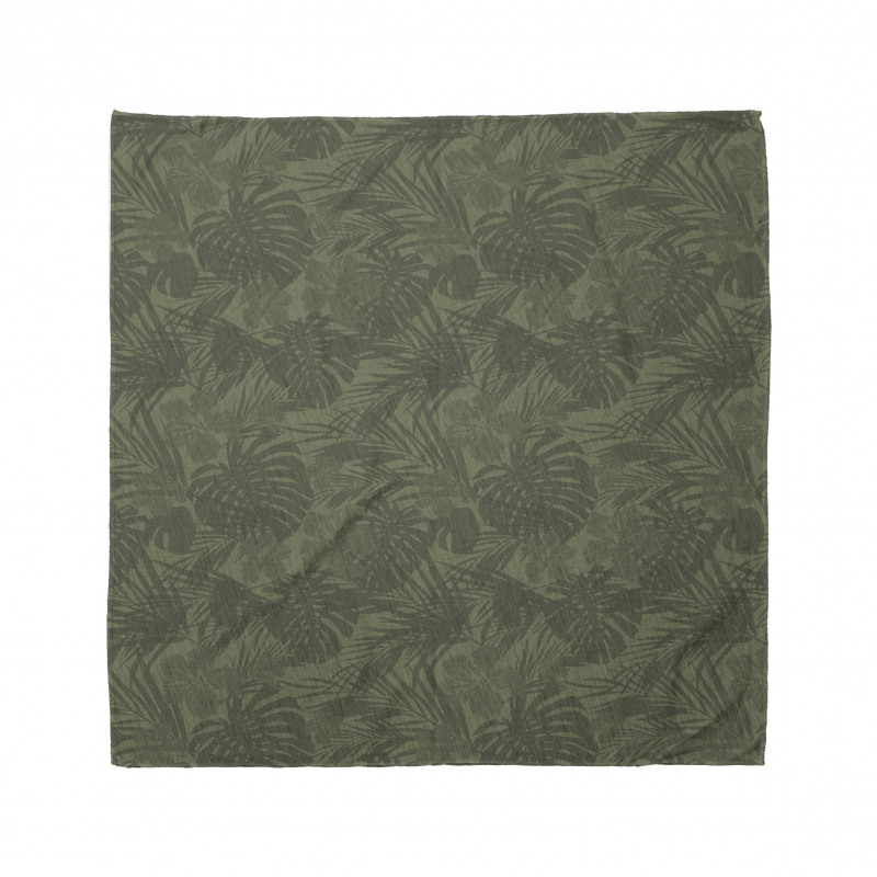 Monochrome  Leaves Bandana