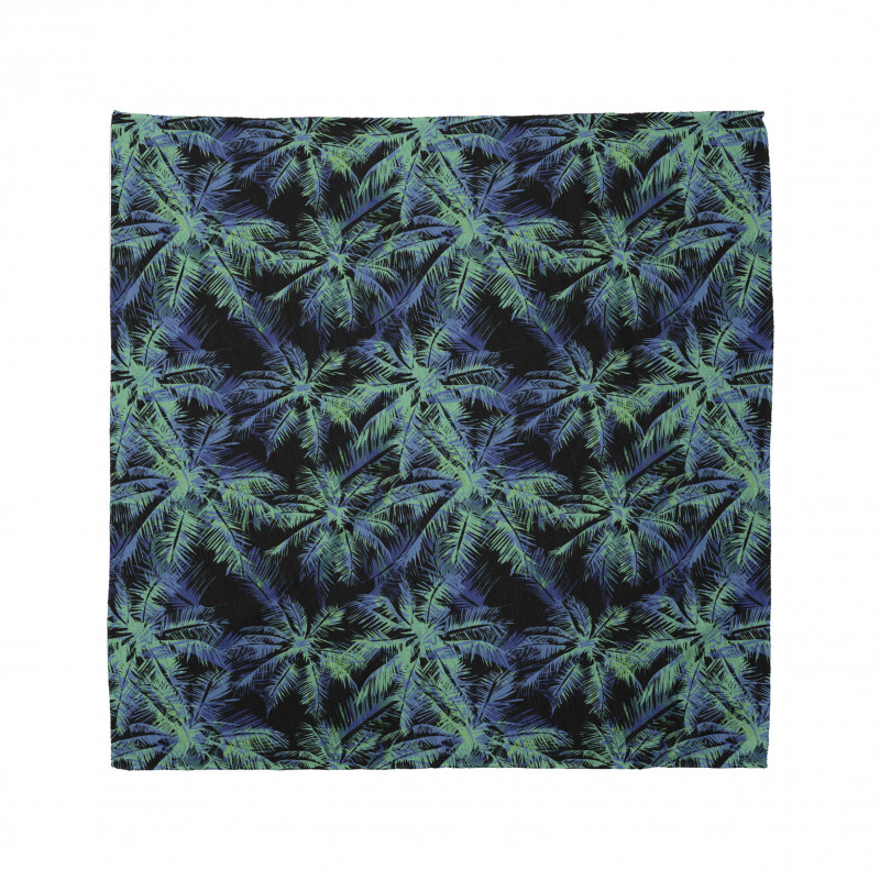 Leaves Dark Background Bandana