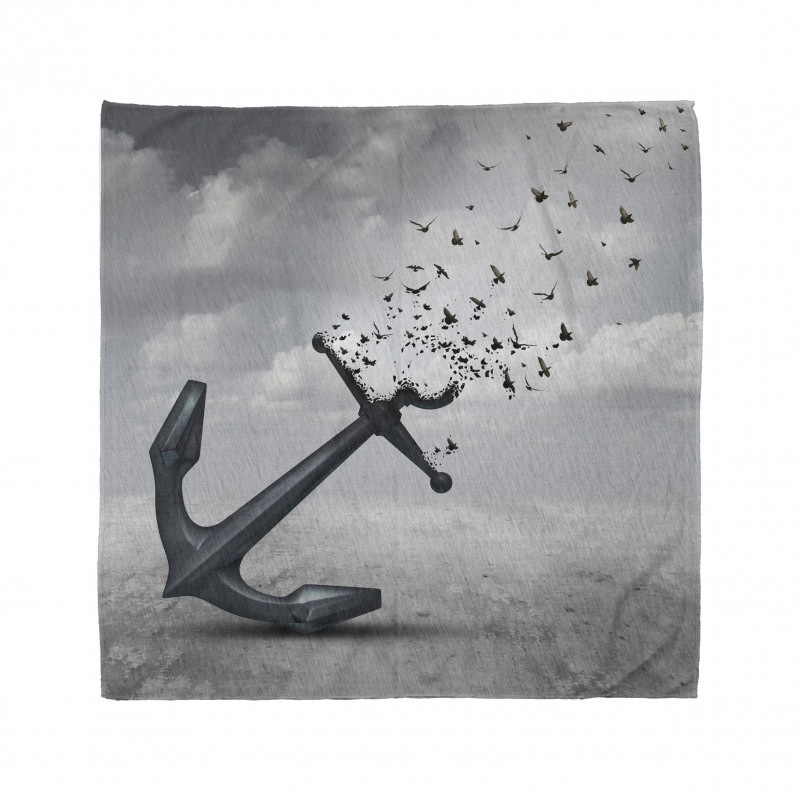 Flying Seagulls Grey Bandana