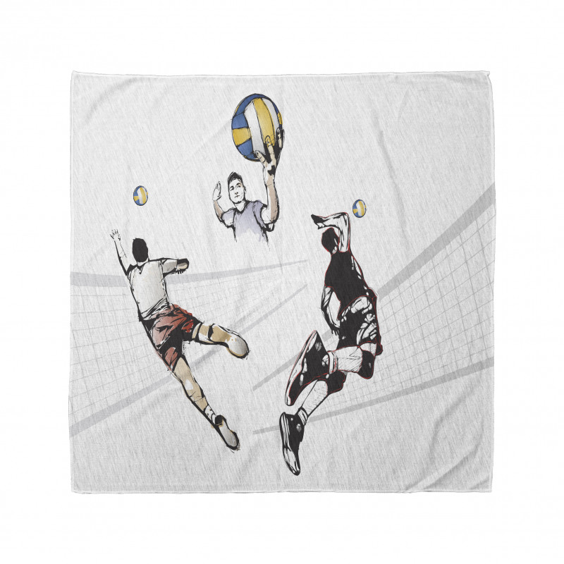 Players Hitting the Ball Bandana