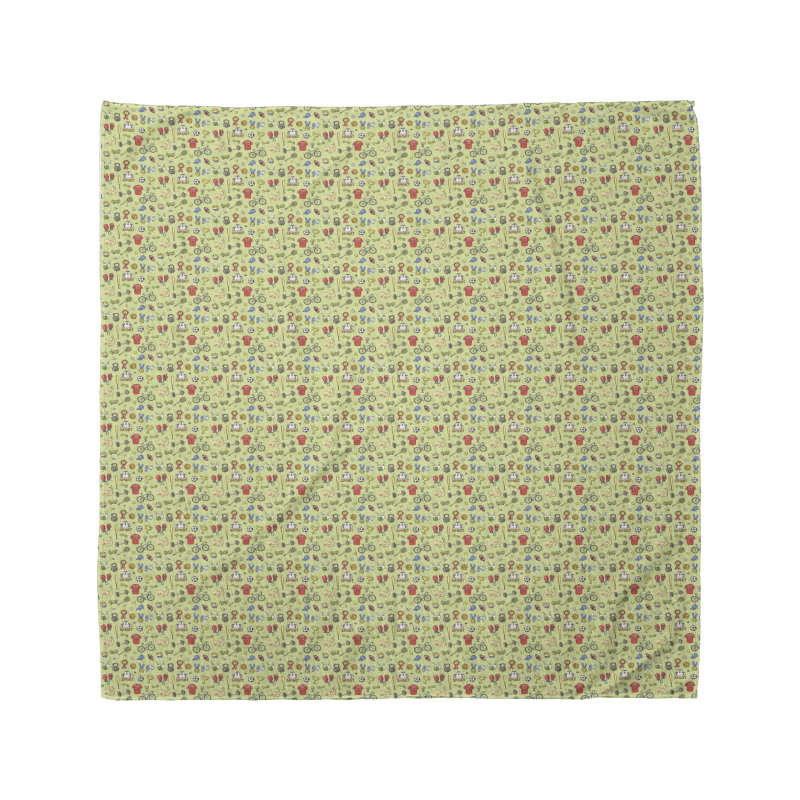 Sportive Hobbies Ball Games Bandana