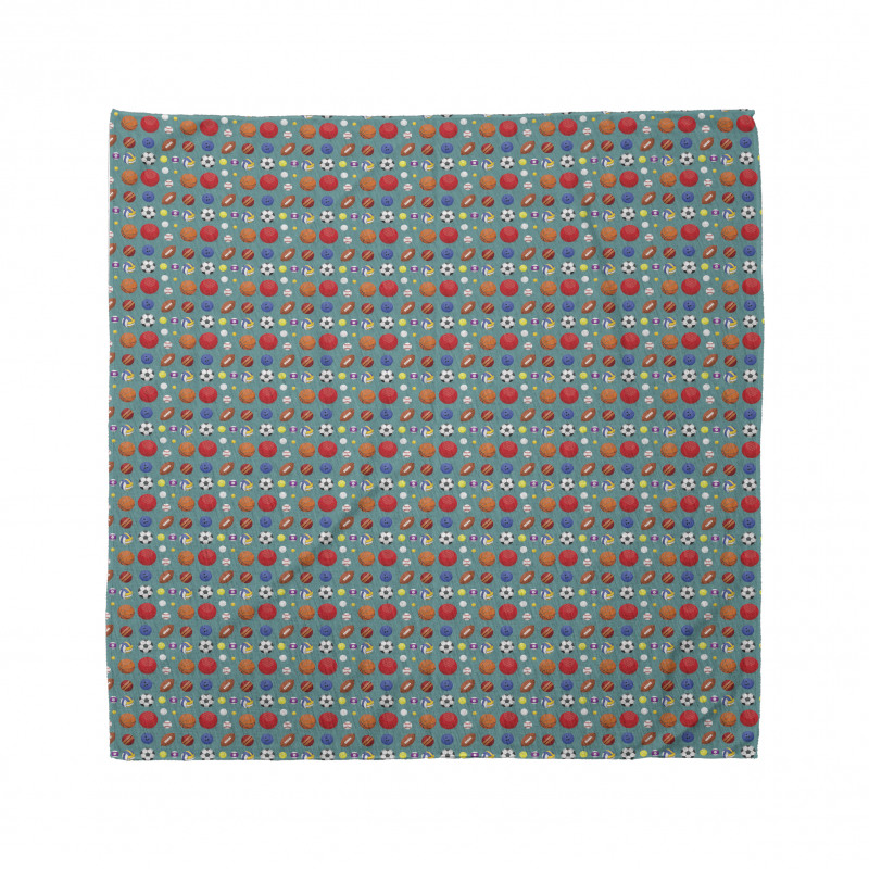 Colorful Various Balls Design Bandana