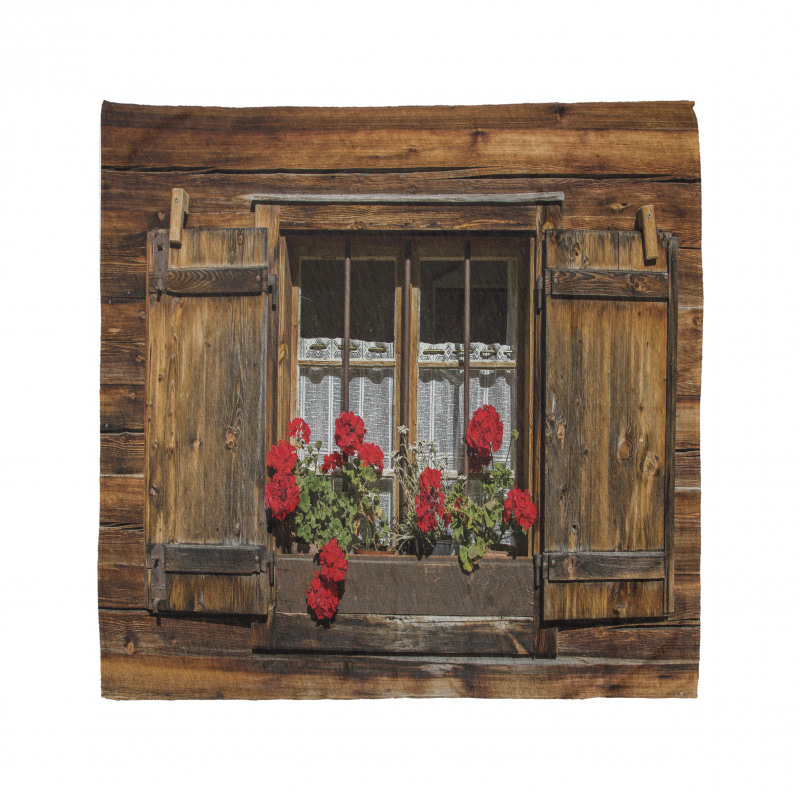 Wooden Hut with Window Bandana