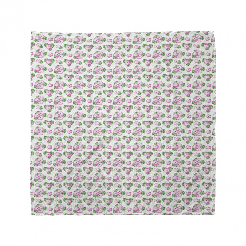 Vintage Repeated Flowers Bandana