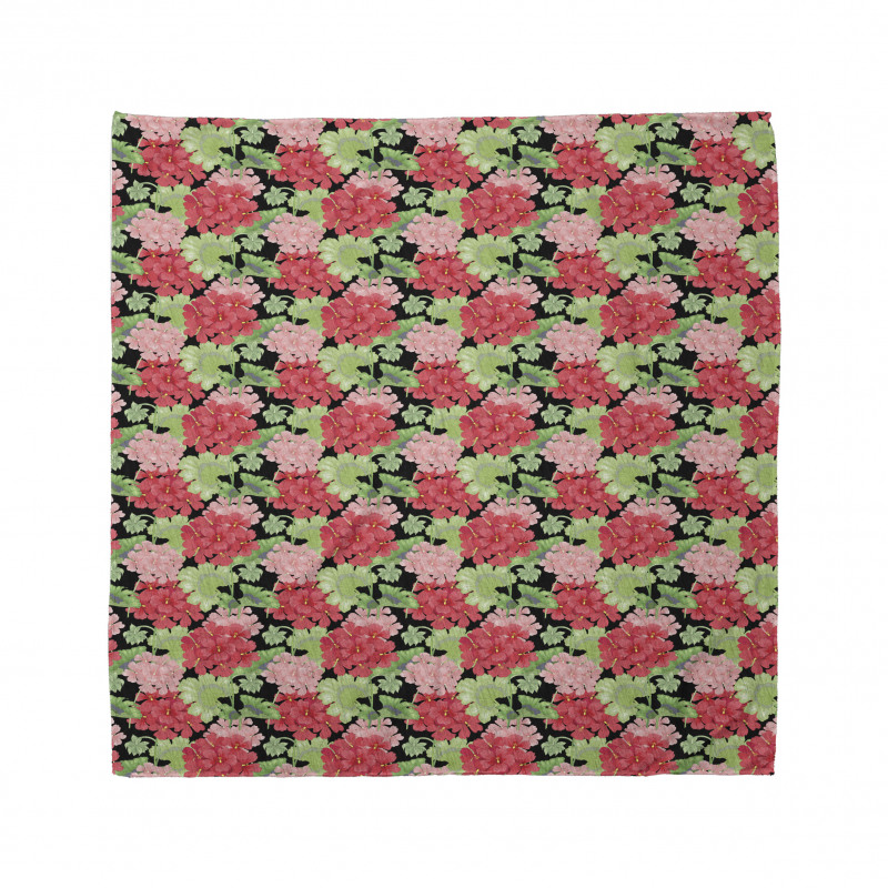 Victorian Flowers Leaves Bandana