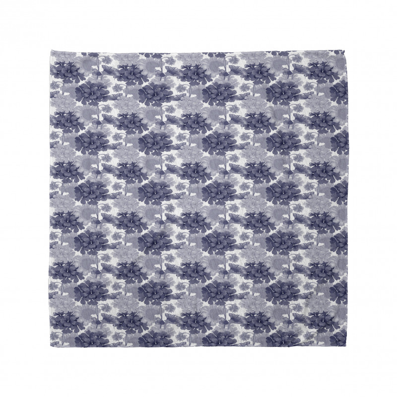 Flowers in Cold Tones Bandana