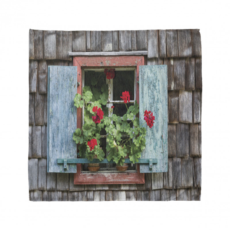 Flowers on Rural Window Bandana