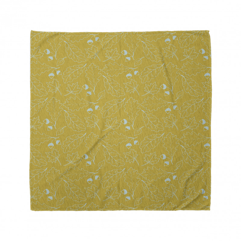 Oak Leaf Ahorn Trees Sketch Bandana