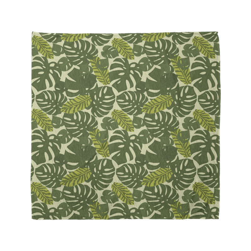 Exotic Forest Monstera Leaf Bandana