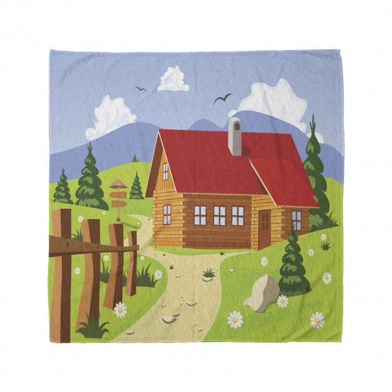 Chalet Image in Mountain Bandana