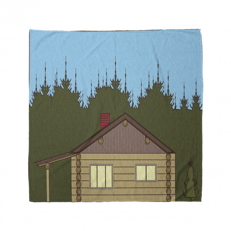 Rustic Cabin in Nature Bandana