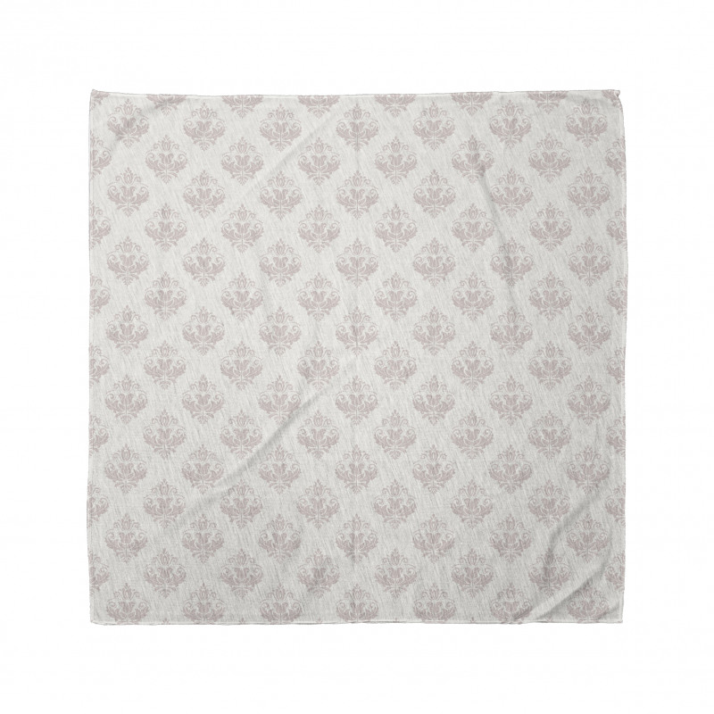 Vintage Bandana Pastel Tonlarda Oryantal Motifler Deseni