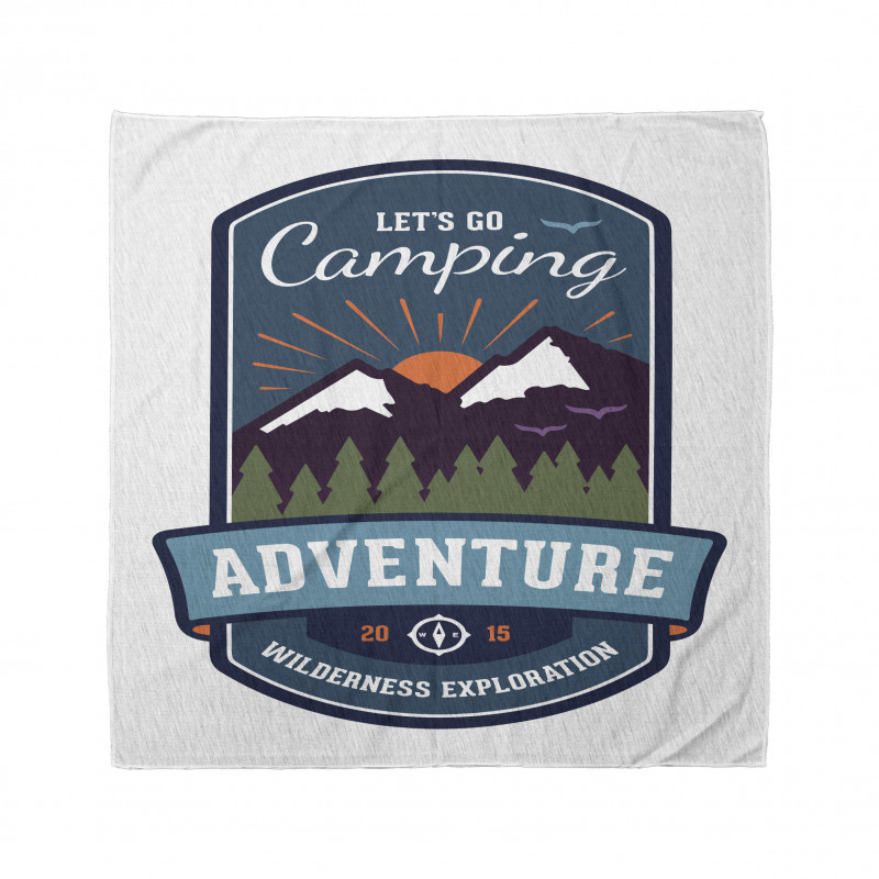 Signboard of Camping Art Bandana