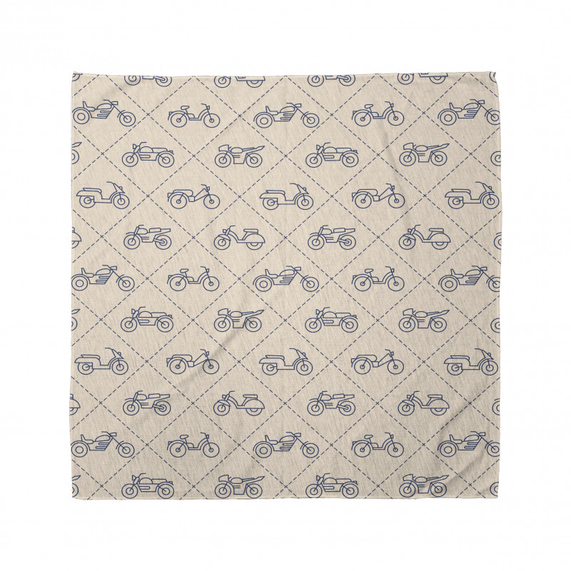 Geometric Motorcycles Bandana