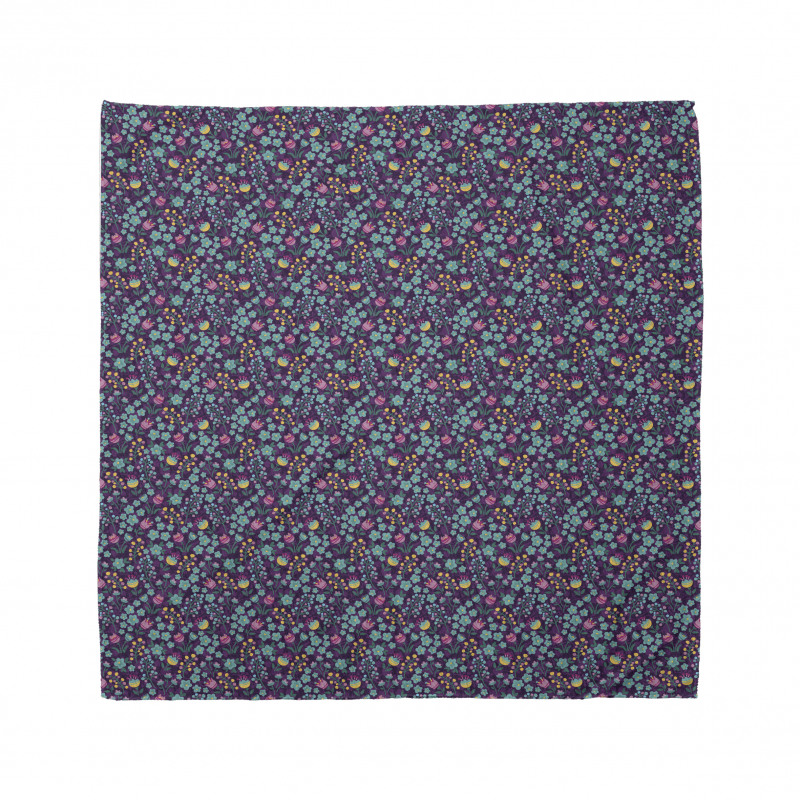 Springtime Floral Filed Art Bandana