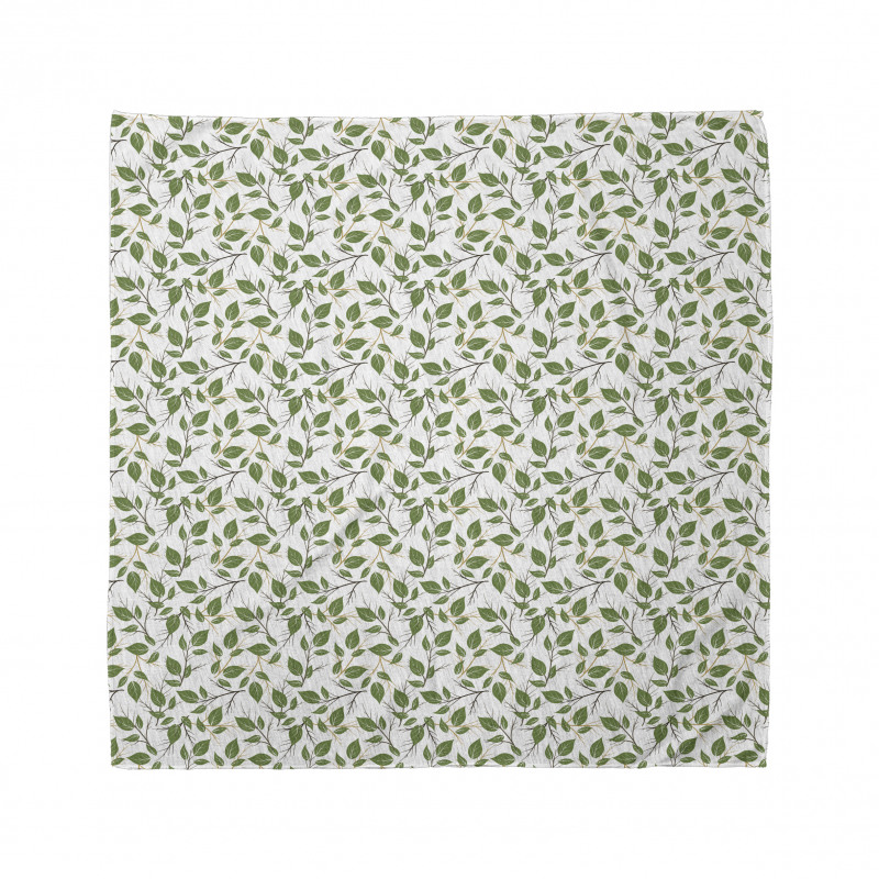 Leafy Flourishing Pattern Bandana