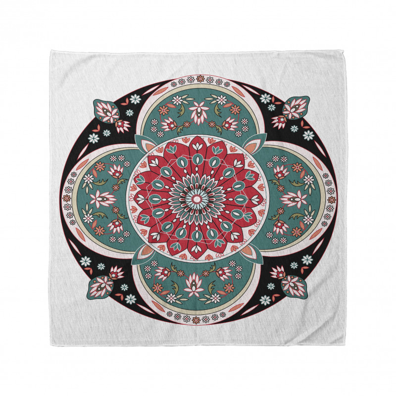 Retro Bandana Nostaljik Şal Desenli