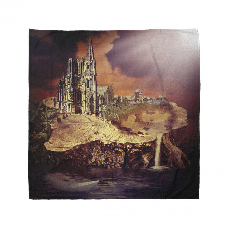 Fantasy Castle Village Bandana