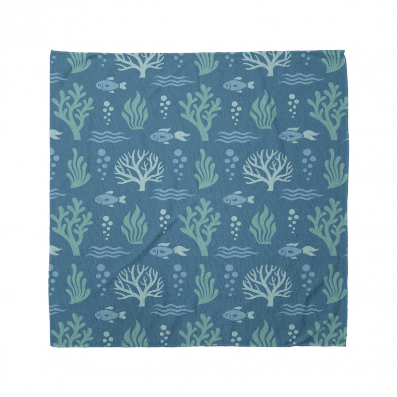 Algae Bubbles Waves Bandana