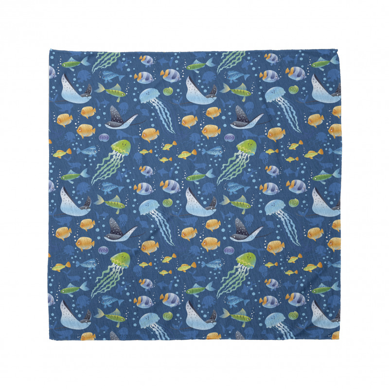 Fish Turtle Nautical Bandana