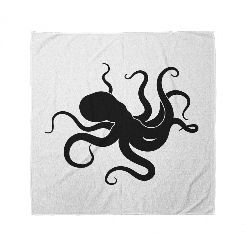 Giant Sea Animal Silhouette Bandana