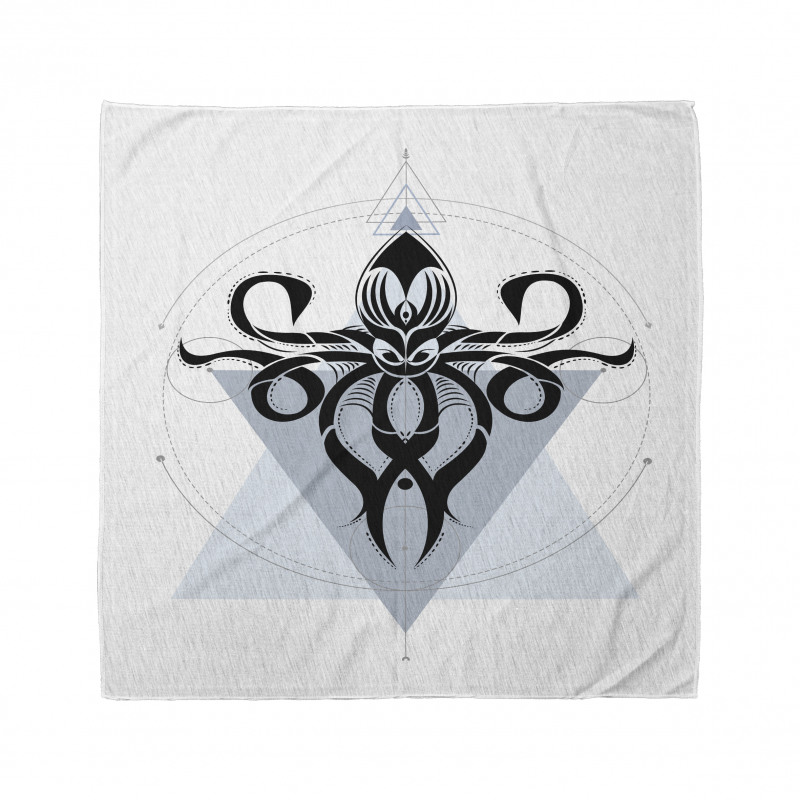 Geometric Style Sea Animal Bandana