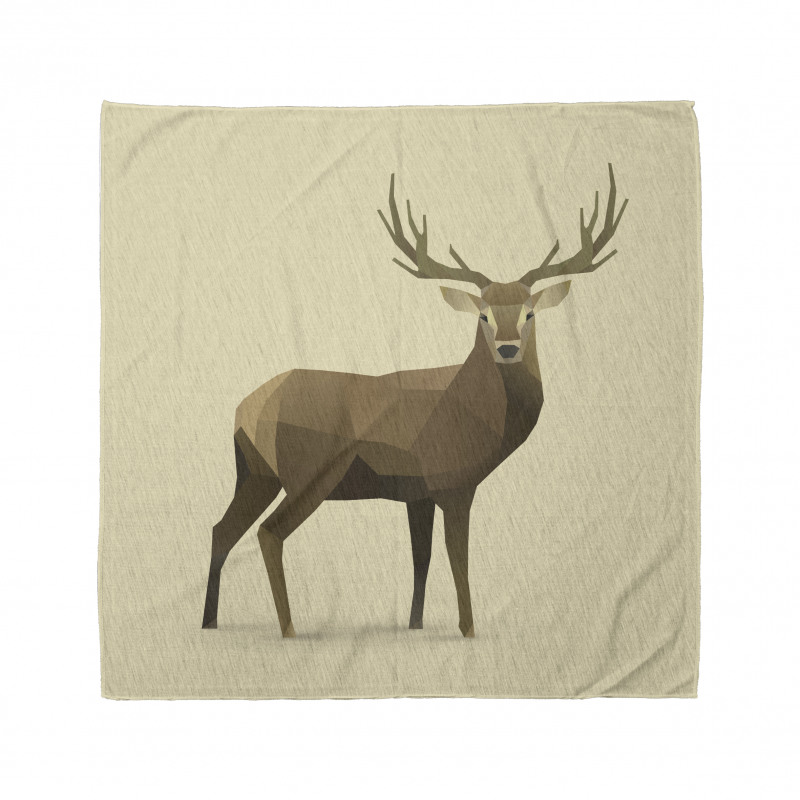 Geometric Deer Elk Graphic Bandana