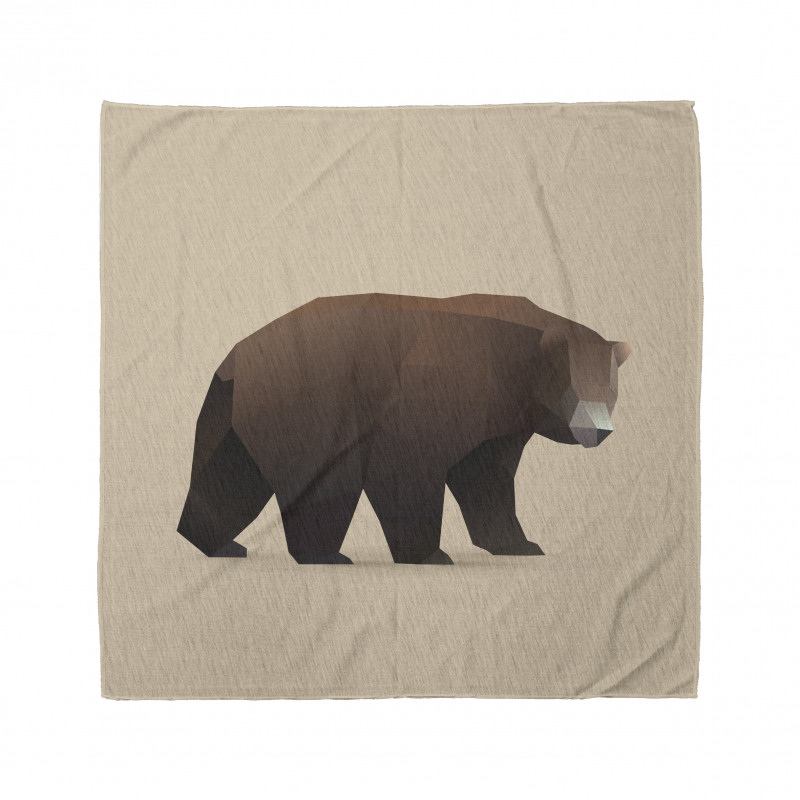 Modern Geometric Bear Art Bandana