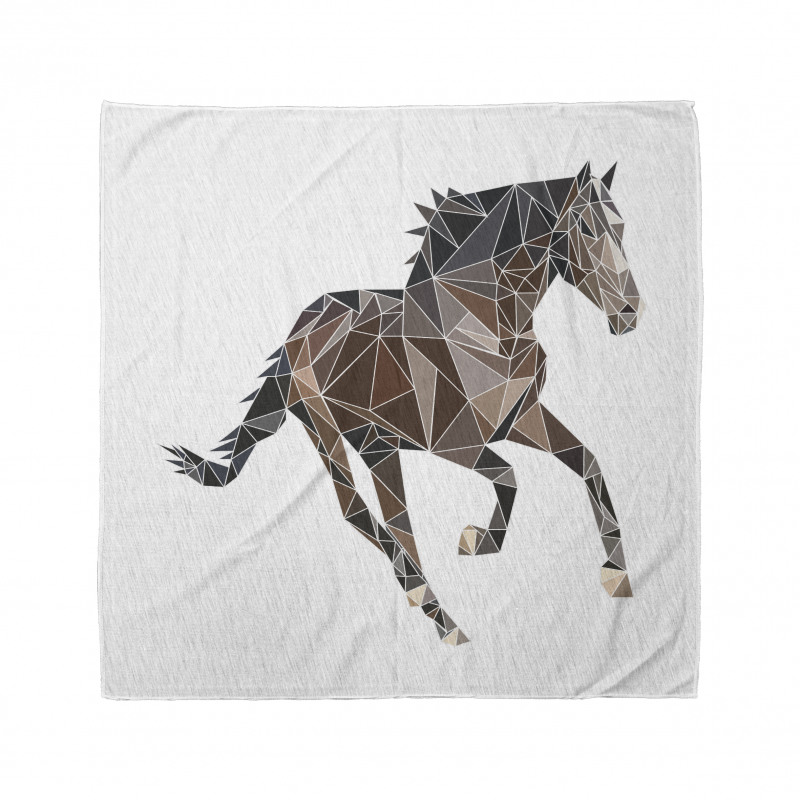 Brown Tones Triangle Horse Bandana