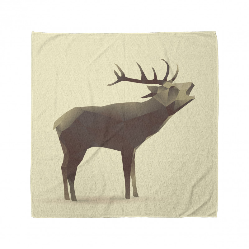 Geometric Elk Animal Art Bandana