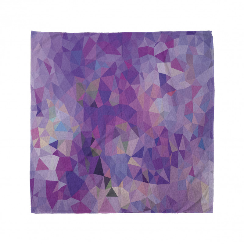 Violet Toned Triangles Bandana