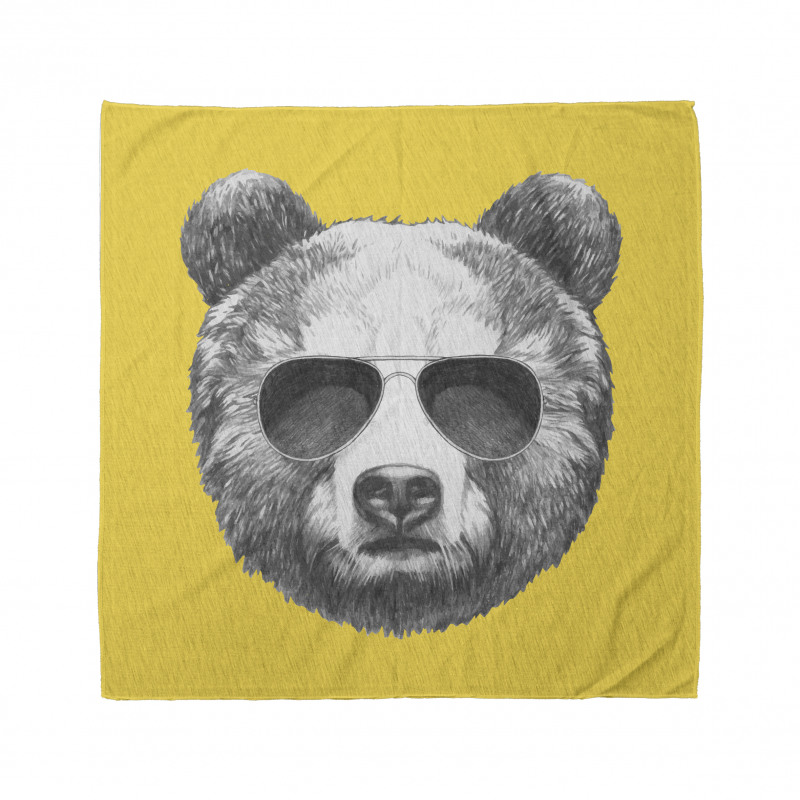 Sketchy Hand Drawn Bear Bandana