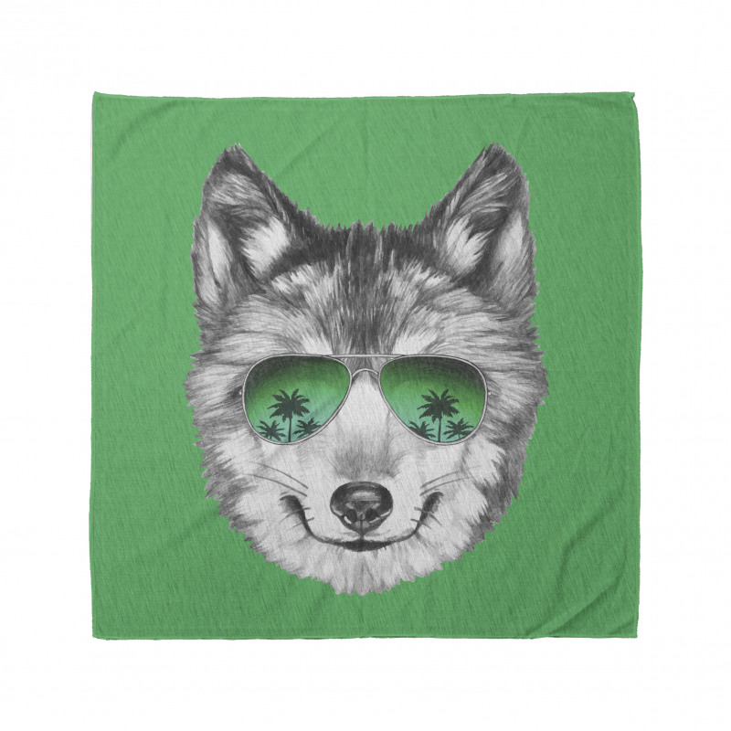 Exotic Wolf Portrait Bandana