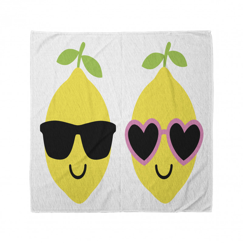 Boy Girl Lemon Smiling Bandana