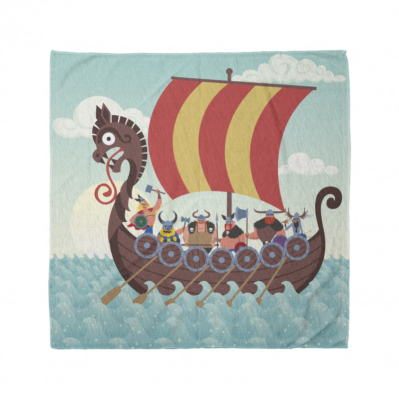 Dragon Ship and Characters Bandana